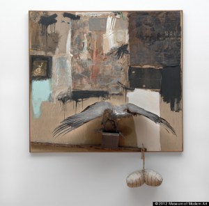 Robert Rauschenberg. Canyon. 1959. © 2012 Museum of Modern Art. Photo by John Wronn.