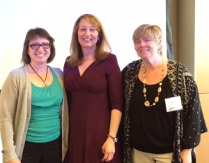 In the post-conference glow with speaker Diane Ragsdale and co-conspirator Sherry Wagner-Henry of the UW Madison Bolz Center for Arts Adminsitration