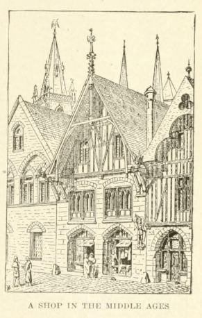 shop in the middle ages